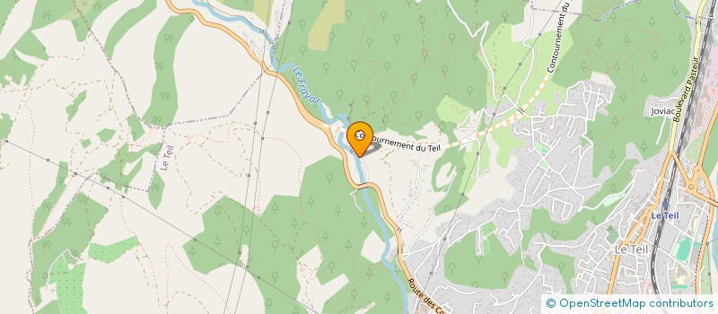 localisation de l'entreprise BD DISTRIBUTION  LE TEIL