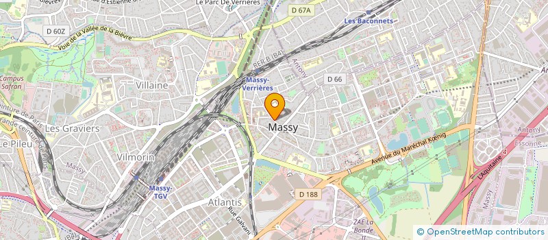 localisation de l'entreprise BD DOM'SERVICES  MASSY