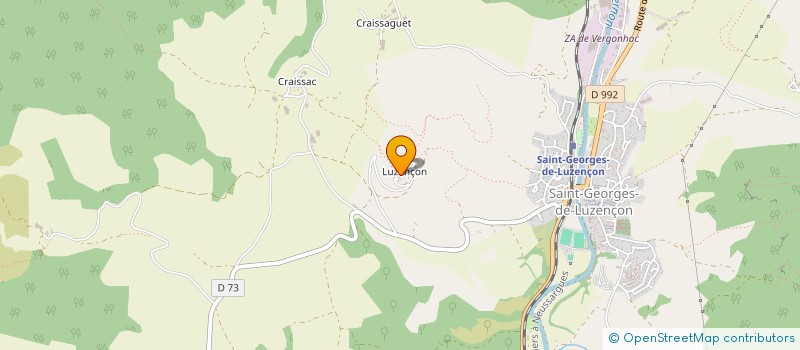 localisation de l'entreprise BD DP  SAINT-GEORGES-DE-LUZENCON