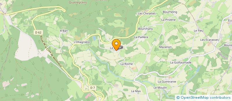 localisation de l'entreprise BD.ELEC à PELUSSIN