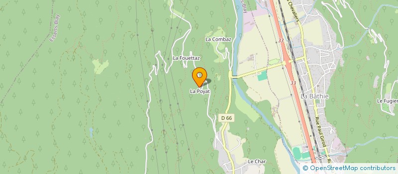 localisation de l'entreprise BD-ELEC  ESSERTS-BLAY