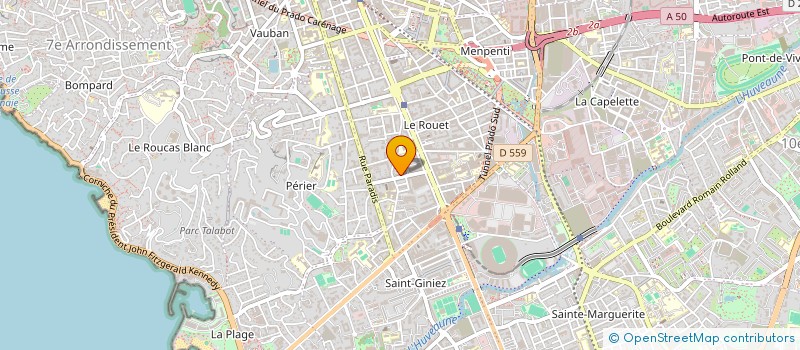 localisation de l'entreprise BD EXPERTISE  MARSEILLE