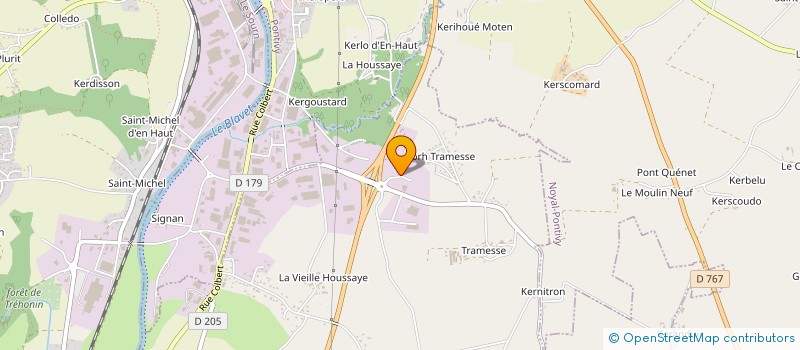 localisation de l'entreprise BD FINANCE  SAINT-THURIAU