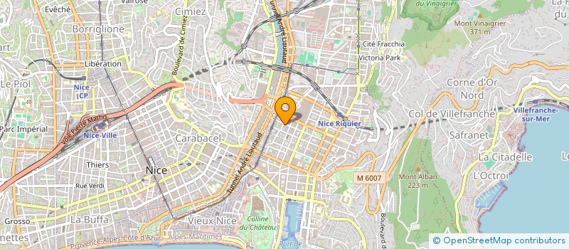 localisation de l'entreprise BD FINANCE  NICE