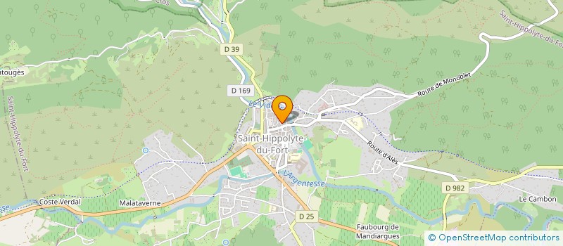 localisation de l'entreprise BD FOURRAGES  SAINT-HIPPOLYTE-DU-FORT