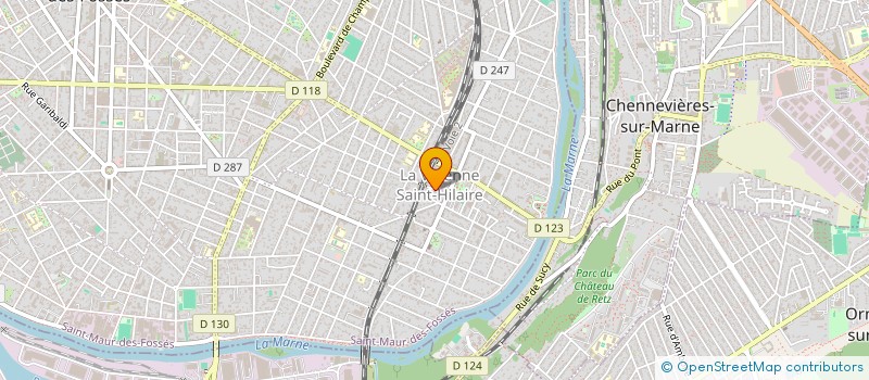 localisation de l'entreprise BD GAILLARD à SAINT-MAUR-DES-FOSSES