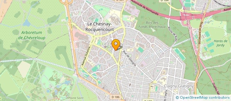 localisation de l'entreprise BD GROUP à LE CHESNAY-ROCQUENCOURT