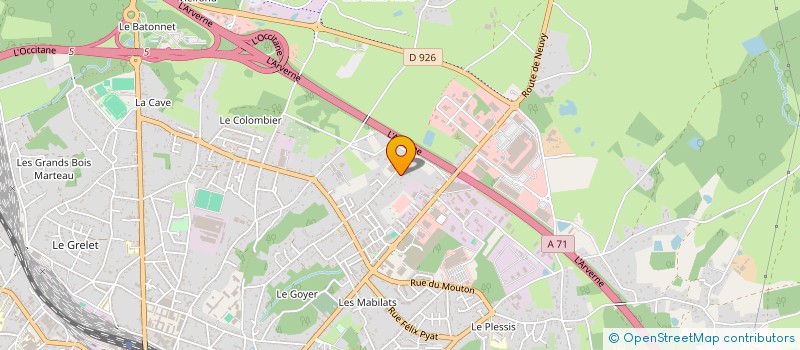 localisation de l'entreprise BD GROUP  VIERZON