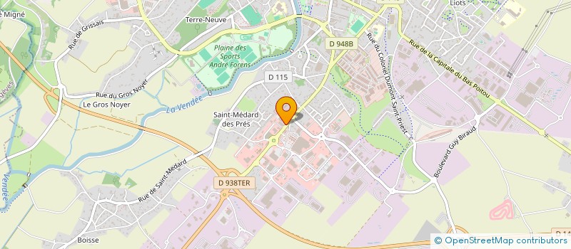 localisation de l'entreprise BD HABITAT à FONTENAY-LE-COMTE