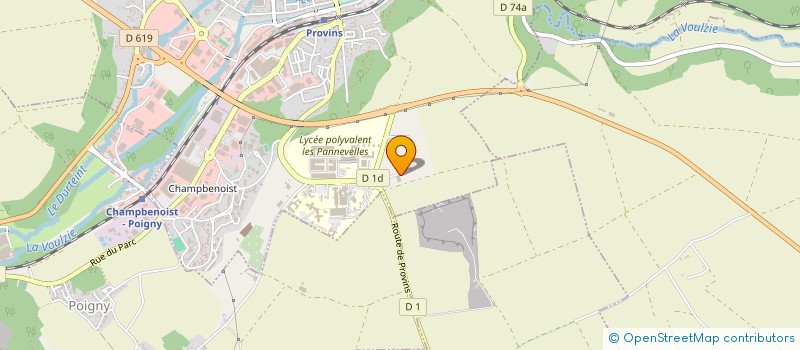 localisation de l'entreprise BD HOLDING à PROVINS