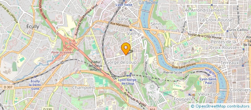 localisation de l'entreprise BD IMMO 25  LYON