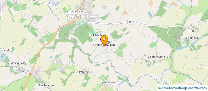 localisation de l'entreprise BD IMMO  MOUZILLON