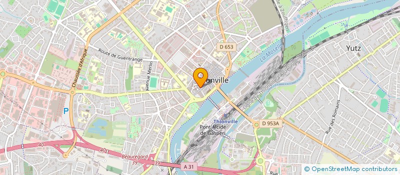 localisation de l'entreprise BD INFORMATIQUE  THIONVILLE