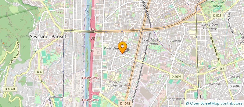 localisation de l'entreprise BD INNOVRENOV  GRENOBLE