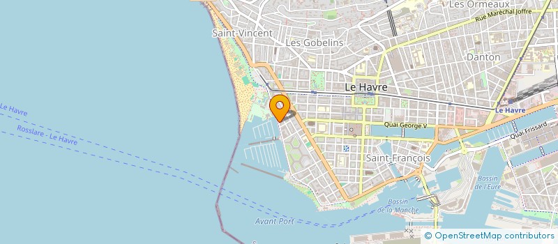 localisation de l'entreprise BD INVEST à LE HAVRE