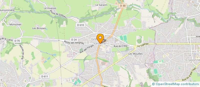 localisation de l'entreprise BD INVEST  GREZIEU-LA-VARENNE