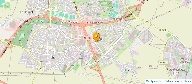 localisation de l'entreprise BD INVEST  IFS