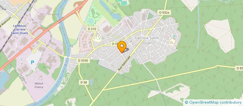 localisation de l'entreprise BD INVESTISSEMENT  LACROIX-SAINT-OUEN