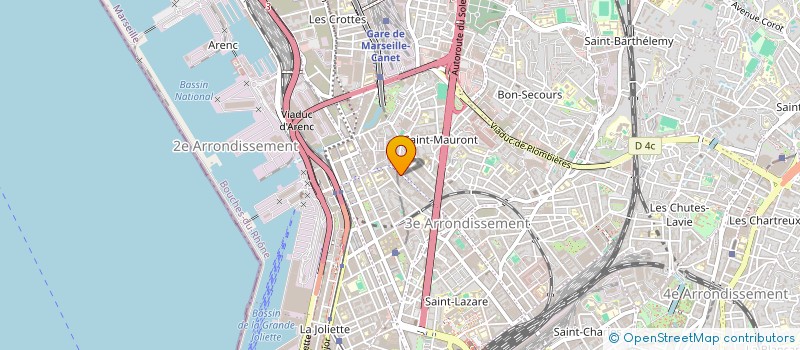 localisation de l'entreprise BD MANAGEMENT à MARSEILLE