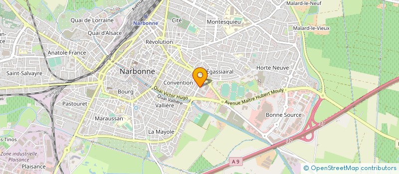 localisation de l'entreprise BD MARECHAL JUIN SCI à NARBONNE