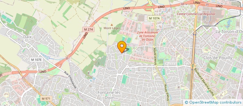 localisation de l'entreprise BD MATIC21 à FONTAINE-LES-DIJON