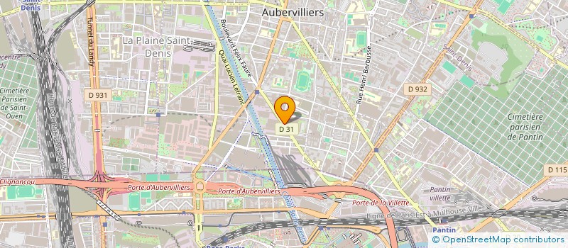 localisation de l'entreprise BD MEUBLES à AUBERVILLIERS