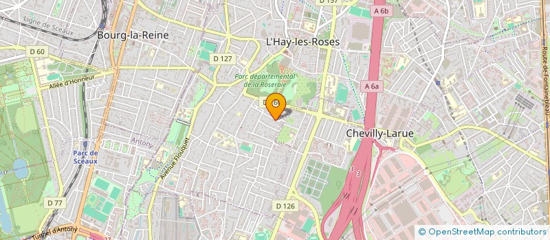 localisation de l'entreprise BD PARTNERS  L'HAY-LES-ROSES