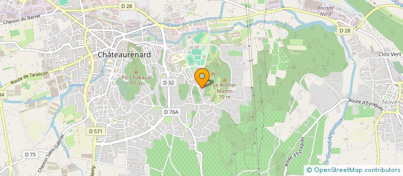 localisation de l'entreprise BD PEINTURE à CHATEAURENARD