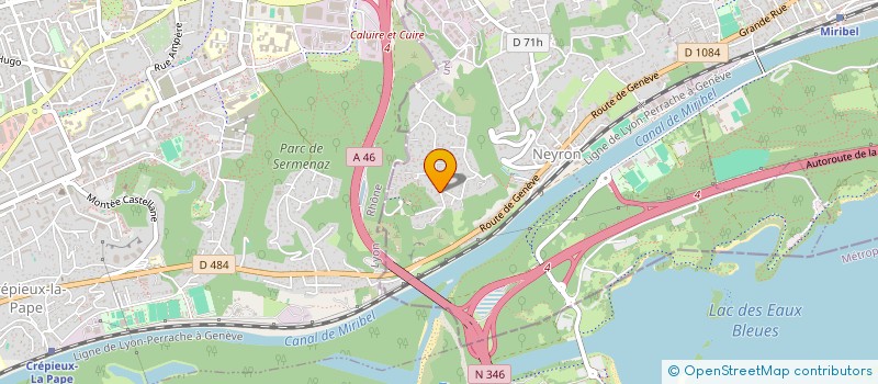 localisation de l'entreprise BD PEINTURE  NEYRON