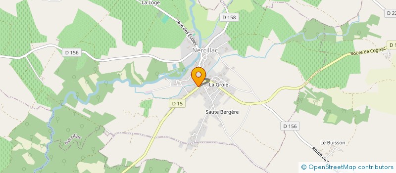 localisation de l'entreprise BD PIZZAS  NERCILLAC