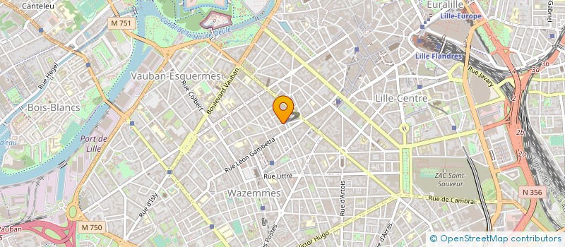 localisation de l'entreprise BD PROMOTION à LILLE