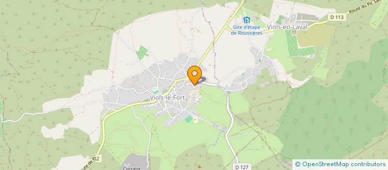 localisation de l'entreprise BD PROMOTION  VIOLS-LE-FORT