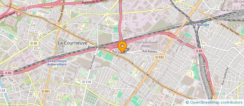 localisation de l'entreprise BD PROPRETE & SERVICES à LA COURNEUVE