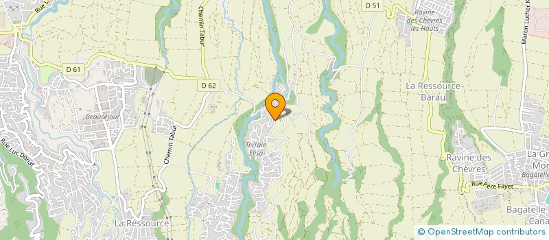 localisation de l'entreprise BD SANITAIRE  SAINTE-MARIE