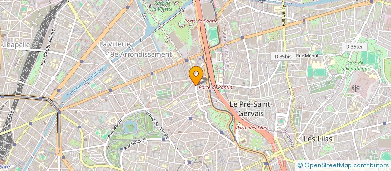 localisation de l'entreprise BD SERURIER  PARIS