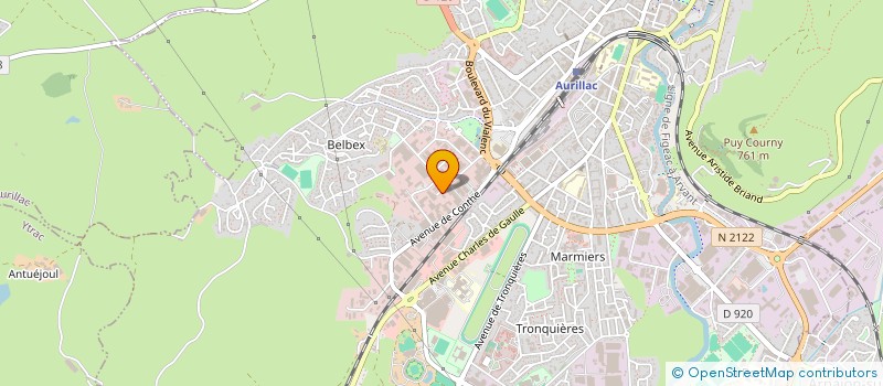 localisation de l'entreprise BD SINISTRES à AURILLAC