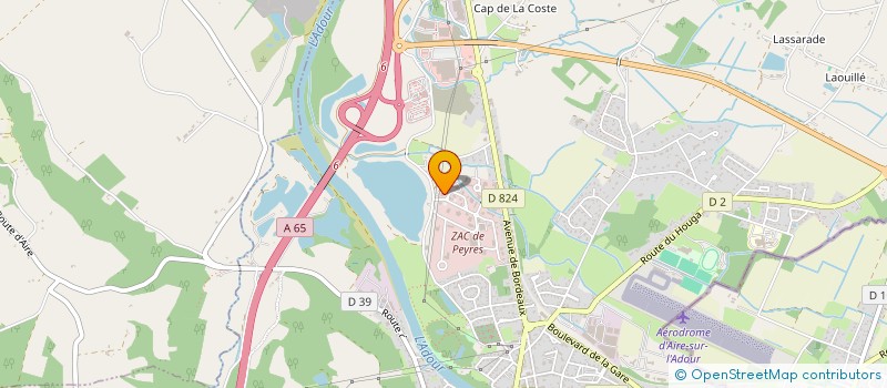 localisation de l'entreprise BD SOLUTIONS TRAVAUX  MONT-DE-MARSAN