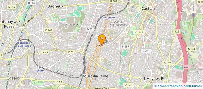 localisation de l'entreprise BD SUPERETTE à BOURG-LA-REINE