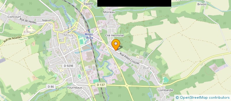 localisation de l'entreprise BD-TECH  BURY