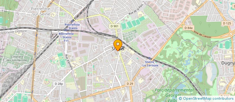 localisation de l'entreprise BD TELCOM à STAINS