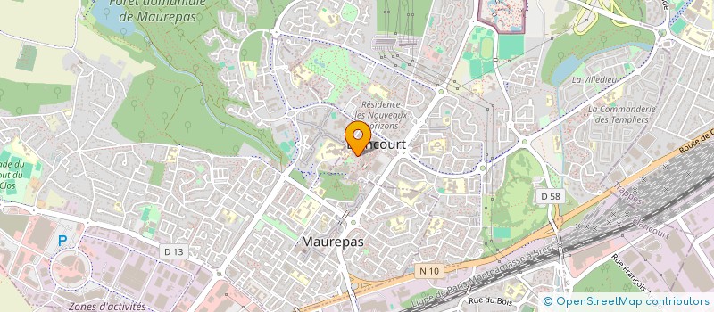 localisation de l'entreprise BD TRANS  ELANCOURT