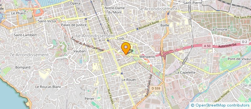 localisation de l'entreprise BD2E à MARSEILLE