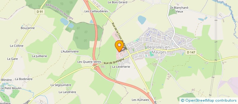 localisation de l'entreprise BD2M  BEGROLLES-EN-MAUGES