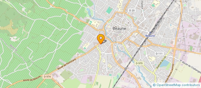 localisation de l'entreprise BD2M à BEAUNE