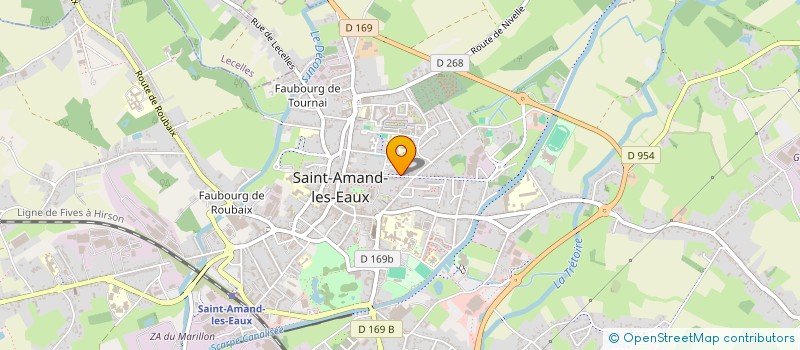localisation de l'entreprise BD2R AUDIT  SAINT-AMAND-LES-EAUX