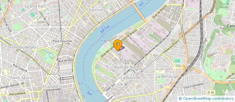 localisation de l'entreprise BD75  BORDEAUX