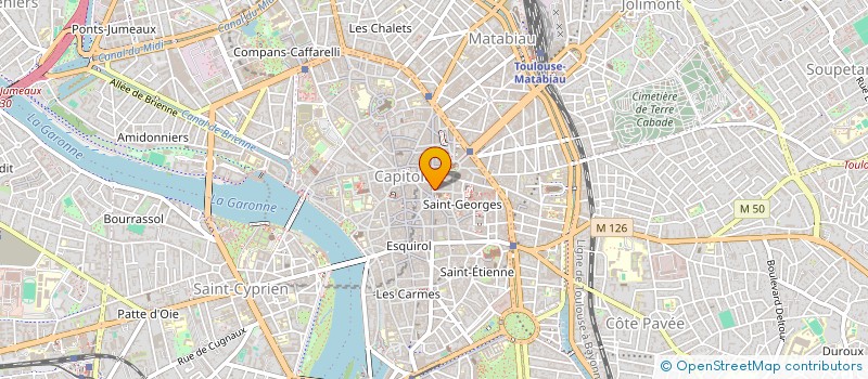 localisation de l'entreprise BDA  TOULOUSE