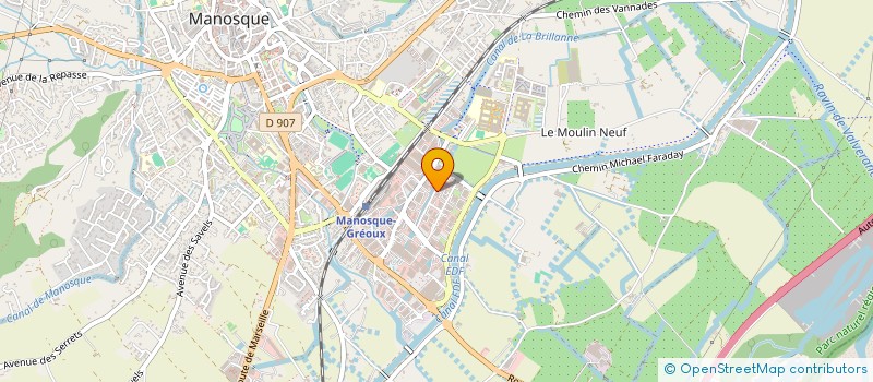 localisation de l'entreprise BDA à MANOSQUE