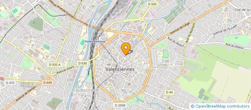 localisation de l'entreprise BDA à VALENCIENNES