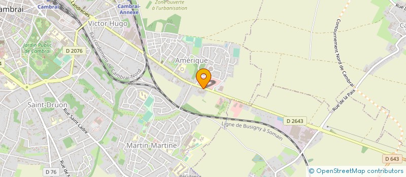 localisation de l'entreprise BDA  CAMBRAI